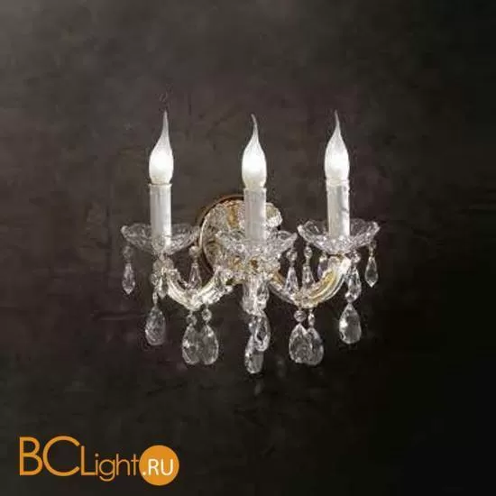 Бра Beby Group Novecento 930/3A Light gold CUT CRYSTAL