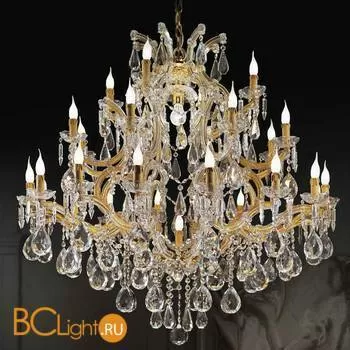 Люстра Beby Group Novecento 960/28+2 Light gold CUT CRYSTAL