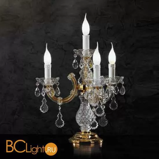 Настольная лампа Beby Group Novecento 940/4L Light gold HALF CUT