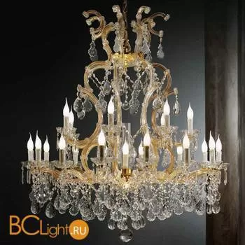 Люстра Beby Group Novecento 980/21+1 Light gold CUT CRYSTAL