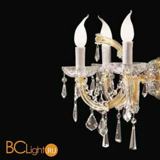 Бра Beby Group Novecento 795/3A Light gold CUT CRYSTAL