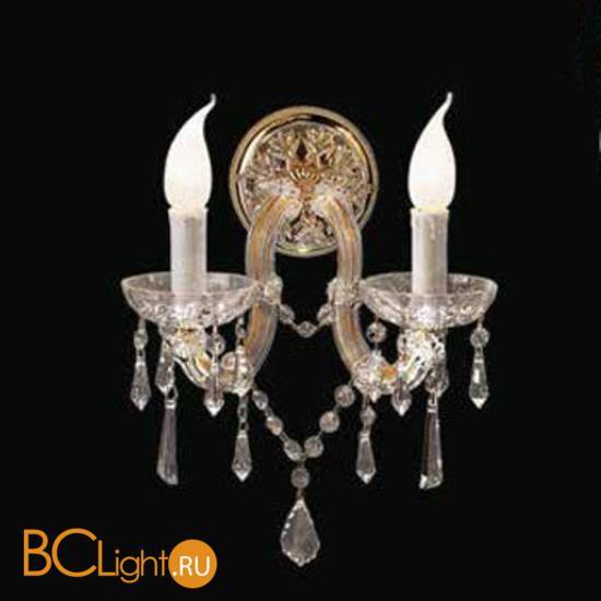 Бра Beby Group Novecento 770/2A Light gold CUT CRYSTAL