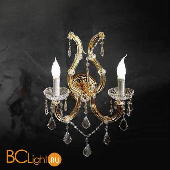 Бра Beby Group Novecento 785/2A Light gold CUT CRYSTAL