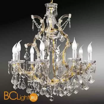 Люстра Beby Group Novecento 725/8 Light gold CUT CRYSTAL