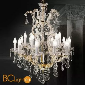 Люстра Beby Group Novecento 6308/10+5 Light gold HALF CUT