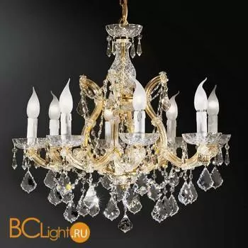 Люстра Beby Group Novecento 730/8 Light gold CUT CRYSTAL