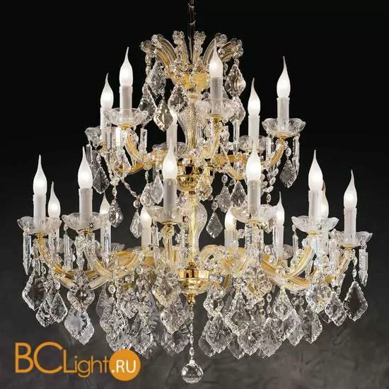 Люстра Beby Group Novecento 710/12+6 Light gold HALF CUT