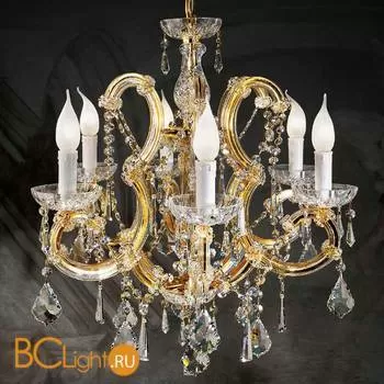 Люстра Beby Group Novecento 755/6 Light gold CUT CRYSTAL