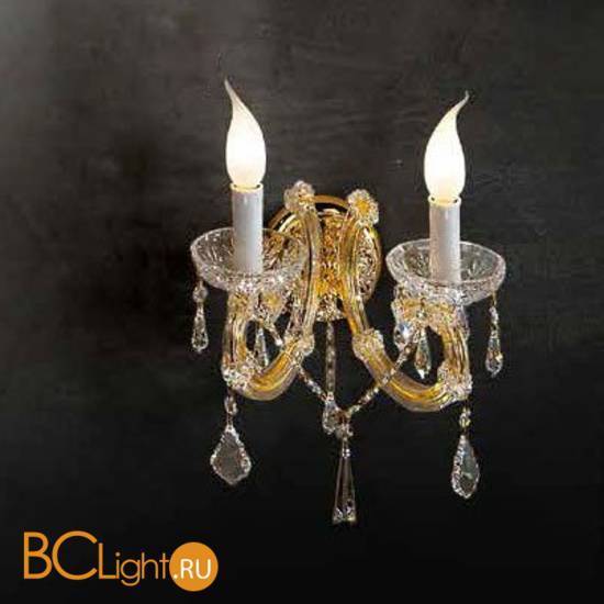 Бра Beby Group Novecento 755/2A Light gold CUT CRYSTAL