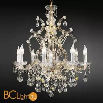 Люстра Beby Group Novecento 745/8+1 Light gold CUT CRYSTAL