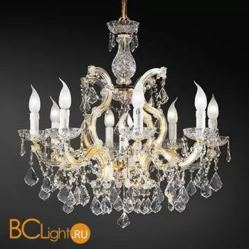 Люстра Beby Group Novecento 735/8+1 Light gold CUT CRYSTAL