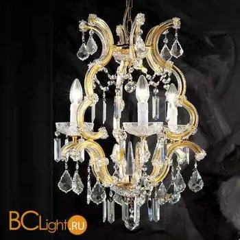 Люстра Beby Group Novecento 495/3 Light gold CUT CRYSTAL