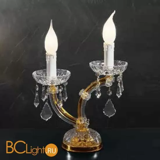 Настольная лампа Beby Group Novecento 790/2L Light gold CUT CRYSTAL
