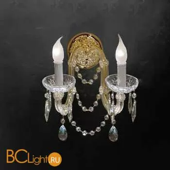 Бра Beby Group Novecento 6314/2A Light gold CUT CRYSTAL