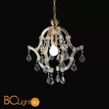 Подвесной светильник Beby Group Novecento 470/1 Light gold CUT CRYSTAL