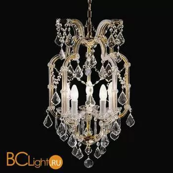 Люстра Beby Group Novecento 490/5 Light gold CUT CRYSTAL