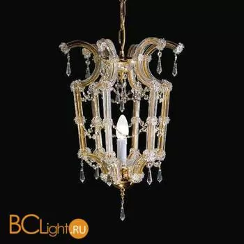Подвесной светильник Beby Group Novecento 475/1 Light gold CUT CRYSTAL