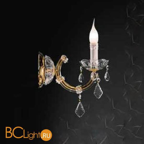 Бра Beby Group Novecento 630/1A Light gold CUT CRYSTAL