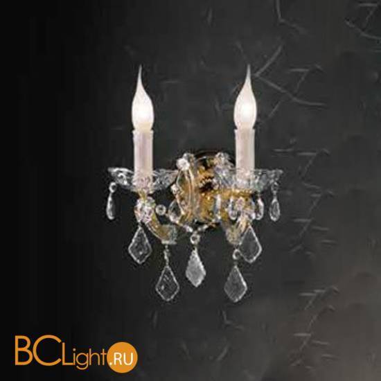 Бра Beby Group Novecento 630/2A Light gold CUT CRYSTAL