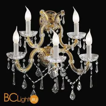 Бра Beby Group Novecento 6320/5A Light gold CUT CRYSTAL