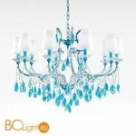 Люстра Beby Group Nuovo Vintage 6100/10 Celeste White silk Celeste