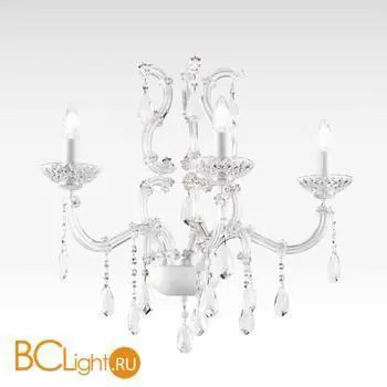 Бра Beby Group Nuovo Vintage 6101/3A White Leather 01 CUT CRYSTAL