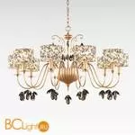 Люстра Beby Group Nuovo Vintage 510/10 Satin Gold Beige Damasco Black Black Gold Leaf