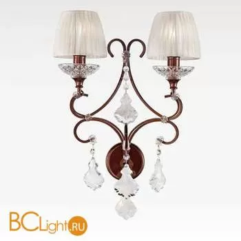 Бра Beby Group Nuovo Vintage 3101/2A Rusty White silk White Silver Leaf