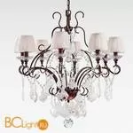 Люстра Beby Group Nuovo Vintage 3101/8 Rusty White silk White Silver Leaf