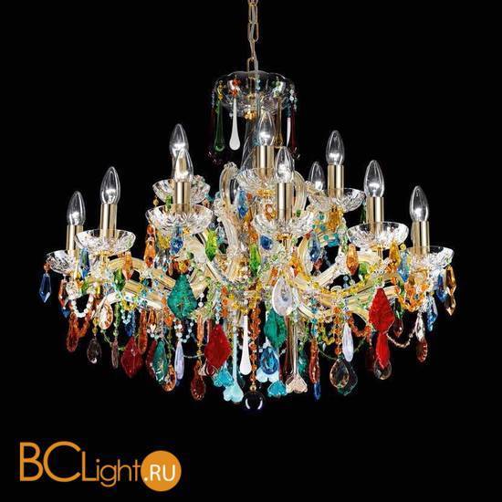 Люстра Beby Group Nuovo Vintage 620/10+5 Light gold CUT CRYSTAL