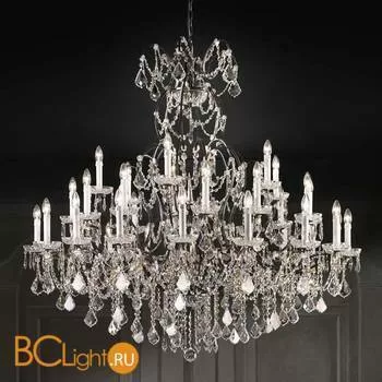 Люстра Beby Group Old style 3316/36 Black silver CUT CRYSTAL