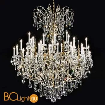 Люстра Beby Group Old style 3317/48 Green gold CUT CRYSTAL