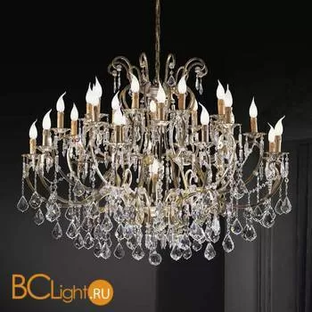 Люстра Beby Group Old style 3336/27+1 Bronze brushed CUT CRYSTAL