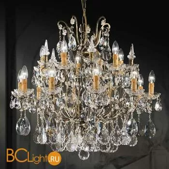 Люстра Beby Group Old style 3322/10+5 Black gold CUT CRYSTAL