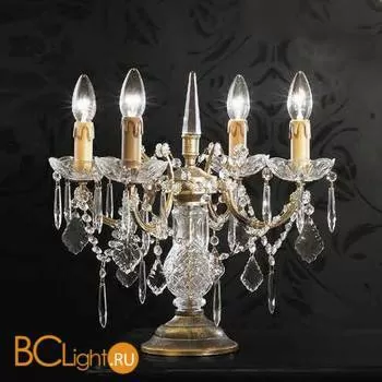 Настольная лампа Beby Group Old style 3312/4L Black gold CUT CRYSTAL