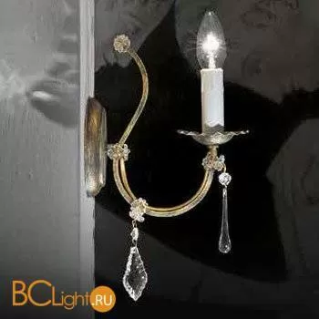 Бра Beby Group Old style 3591/1A Black gold CUT CRYSTAL