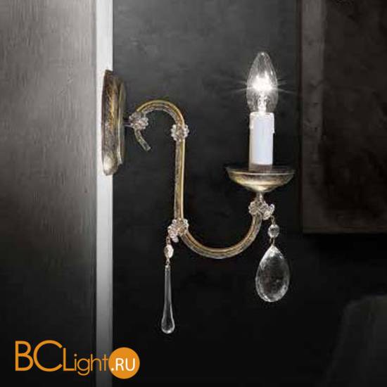 Бра Beby Group Old style 3592/1A Black gold CUT CRYSTAL