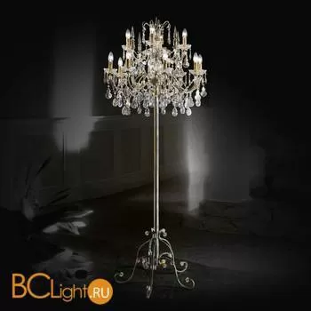 Торшер Beby Group Old style 3342/12FL Green gold CUT CRYSTAL