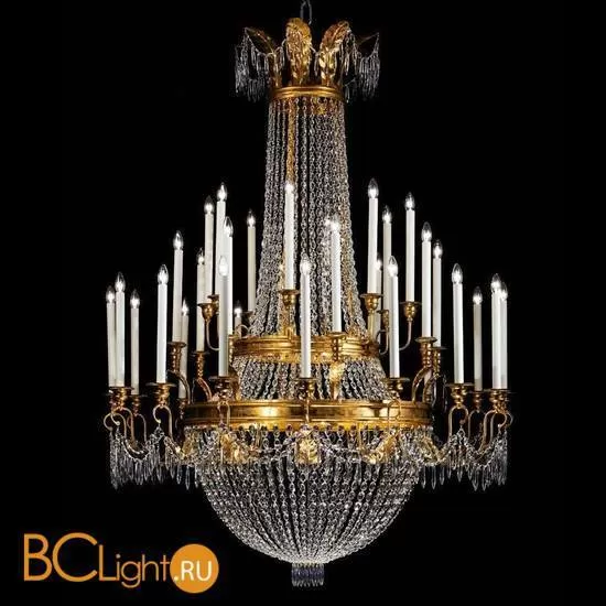 Люстра Beby Group Opera 2005/32+7 Gold Paint CUT CRYSTAL
