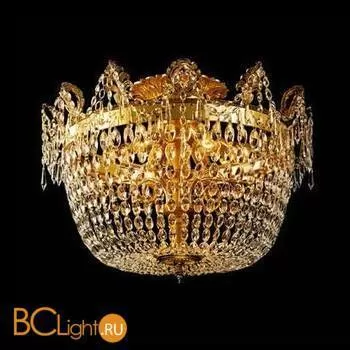Потолочный светильник Beby Group Opera 2002/10PL Light gold CUT CRYSTAL