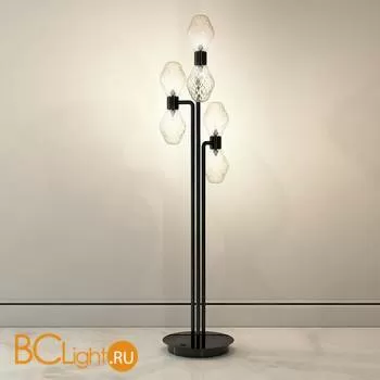 Торшер Beby Group Peonia 7701P01 Glossy Black Golden Portoino