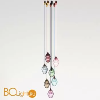 Подвесной светильник Beby Group Peonia 7701E01 Light Gold Red Sensuelle