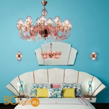 Люстра Beby Group Peonia 7701B01 Fuchsia Venice - Фото 0