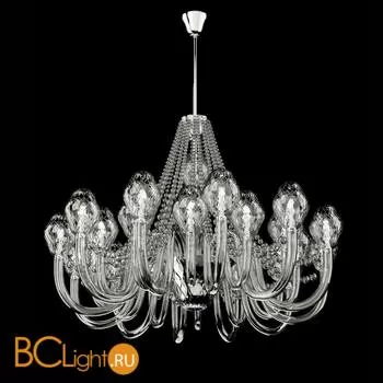Люстра Beby Group Peonia 7701B01 Silver Cortina + pendants