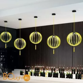 Подвесной светильник Beby Group Planet nine 0660B03 Black matt Lemon Ice