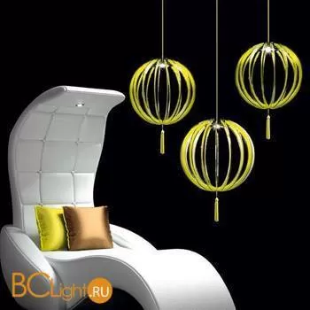 Подвесной светильник Beby Group Planet nine 0660B03 Black matt Lemon Ice - Фото 0