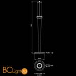 Торшер Beby Platinum 0140P01 Chrome 063 - Схема