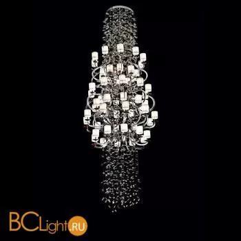 Люстра Beby Group Prive 0210B07 Chrome Red Sensuelle White Silver Leaf