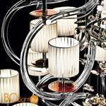 Люстра Beby Group Prive 0210B07 Chrome Red Sensuelle White Silver Leaf - Фото 0