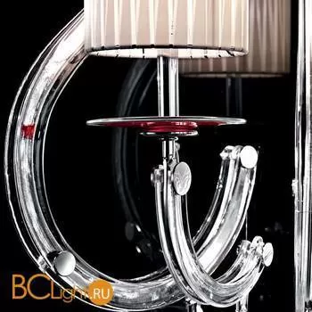 Бра Beby Group Prive 0210A04 Chrome Silver Cortina White Swarovski Plaque - Фото 0